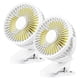 thumbnail image 1 of Ventilador Aire Escuela MiniBreezeWhite 2Pzas 4"Ø Blanco USB 5V 3 Velocidades Ventiladores de Ecritorio. VentDepot MXREW-002, 1 of 2