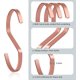 thumbnail image 1 of 10 ganchos para colgar con acabado cromado resistente, plato en forma de S de 3,9 pulgadas para bufanda, ropa, platos, utensilios, plantas, toallas, herramientas de jardinería, ropa Banba ShuxiuWang 8390605526749, 1 of 1