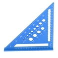 thumbnail image 1 of Règle Triangulaire 7 Pouces, Guide de Scie Carré en Alliage d'Aluminium pour Projets de Rénovation et de Menuiserie, 1 of 7