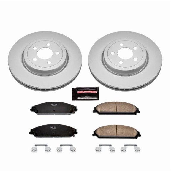 Power Stop CRK2560 Z17 Evolution Geomet Coated Brake Kit-Front