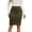 Deep Green, variant on Yungyresw Women's High Waisted Pencil Skirts Knee Length Solid Bodycon Mini Skirts Fall Winter Business Office Elegant Outfits Deep Green L