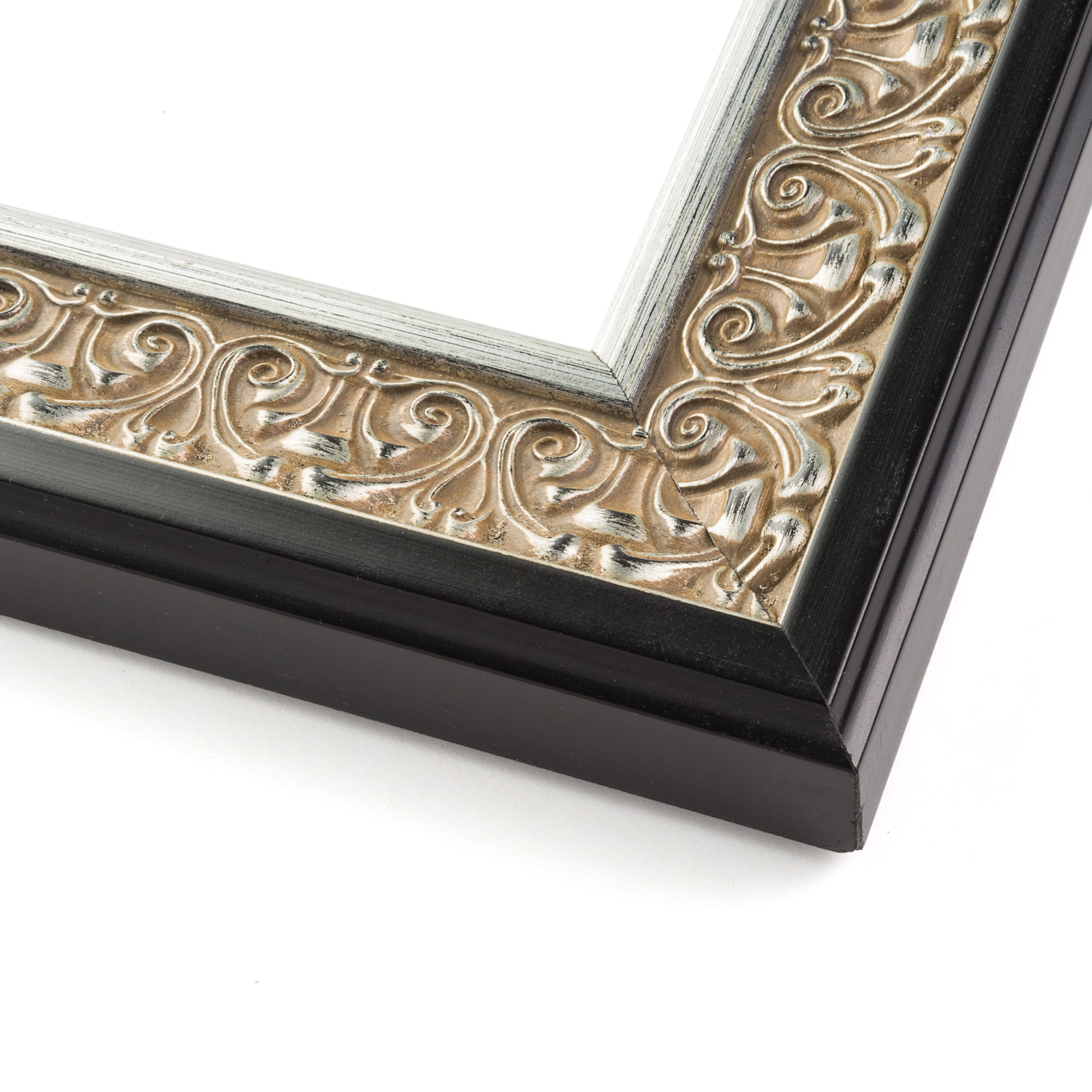 18x24 Frame Silver Real Wood Picture Frame Width 1.75 Inches | Interior Frame Depth 0.5 Inches |