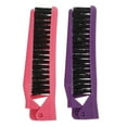 thumbnail image 4 of 2pcs Hair Brush Travel Combs Portable Folding Combs Detangling Combs for Daily Use, 4 of 8