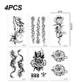 thumbnail image 2 of 24 Sheets Fake Temporary Tattoo Stickers, Collection Adults Tattoo Stickers, Sexy Temporary Tattoos, 2 of 6