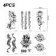 thumbnail image 2 of 24 hojas de pegatinas de tatuajes temporales falsos, colección de pegatinas de tatuajes para adultos, tatuajes temporales sexys, 2 of 6