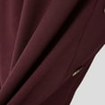 thumbnail image 7 of Zylanna Men's High Neck T-Shirts Tee, Buttons Solid Color Long Sleeve Turtleneck Casual Pullover Tops Wine, 7 of 7
