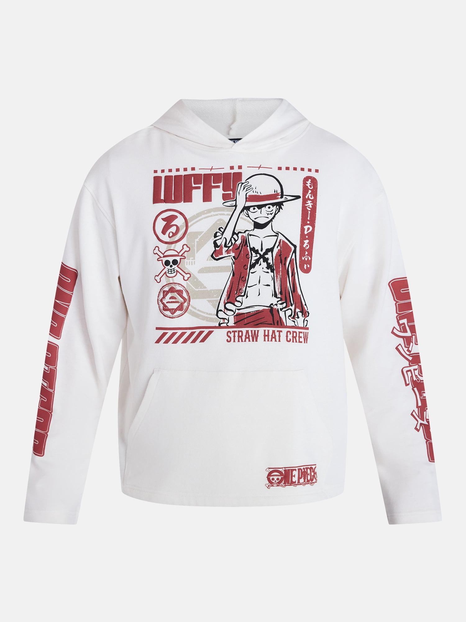 One Piece Men's and Big Men's Graphic Hoodie, Sizes XS-5XL