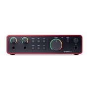 Focusrite Scarlett 2i2 Studio 4th Gen USB Interface with Microphone, Headphones and Software Suite, Bundle Broadcast Arm with Internal Springs and Integrated 10 XLR Cable & Pop Filter