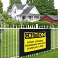 thumbnail image 2 of DouZhe Danger Warning Sign Banner, Not Operate Machine Sign Hanging Banners Backdrop Festive Party Decor for Indoor Outdoor, 47 x 71 Inches, 2 of 6