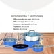 thumbnail image 3 of Juego Batería De Cocina 8 Piezas Acero Inoxidable Kitchenes, 3 of 7