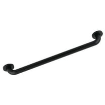 Kingston Brass GDR814240 Silver Sage 24-Inch X 1-1/4-Inch OD ADA Grab Bar, Matte Black