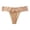 Coffee, variant on Women's Solid Color Seamless Comfortable Breathable Lace Triangle Briefs Nylon Granny Panties