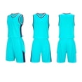 thumbnail image 1 of RKSTN Soccer Maillot Garçons Filles Col Rond Sans Manches Uniforme d'Entraînement de Soccer Deux Pièces Maillot Athlétique Ensemble de Sport (Vert, TG) Unisexe, 1 of 6
