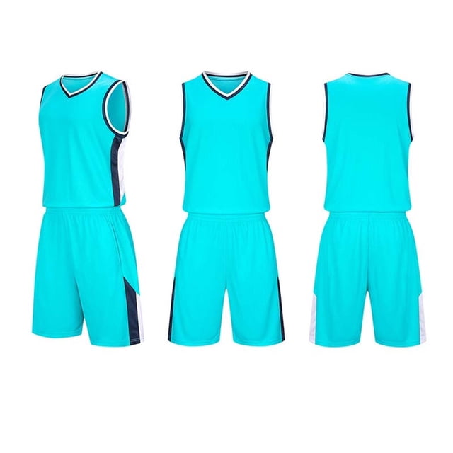 RKSTN Soccer Maillot Garçons Filles Col Rond Sans Manches Uniforme d'Entraînement de Soccer Deux Pièces Maillot Athlétique Ensemble de Sport (Vert, TG) Unisexe