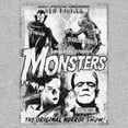 thumbnail image 2 of Women's Universal Monsters Original Monster Flicks Graphic Tee Athletic Heather Medium, 2 of 3