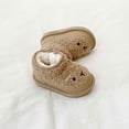 thumbnail image 5 of BRGZLK Baby Girls Ankle Boots Classic Cute Round Toe Comfort Warm Short Boot Kids Outdoor Shoes Newborn First Walkers Cozy Shoes Khaki 2.5-3 Years, 5 of 6