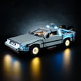 thumbnail image 6 of Kyglaring LED Light Kit Designed for Lego Creator Expert Back to The Future Time Machine 10300 Model Building Kit-No Model(RC Sound Version), 6 of 9