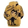 thumbnail image 2 of Bendy And The Ink Machine Hoodie 3D Print Pullover Hooded Long Sleeve Sweatshirts Tops Blouse with Pocket for Mens Womens, 2 of 7