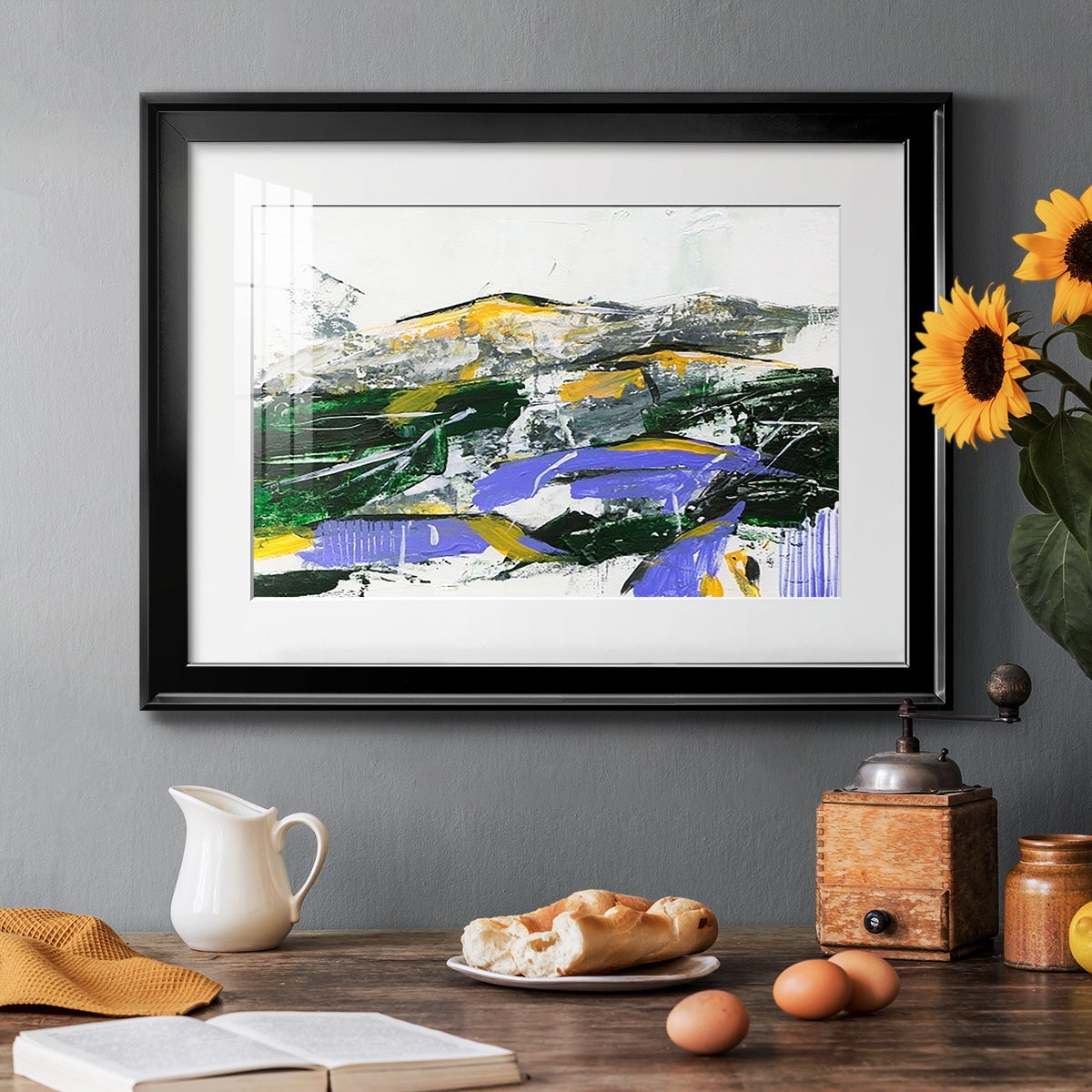 Silent Mountain II Premium Framed Print - Ready to Hang
