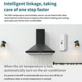 thumbnail image 2 of Fawoonu Smart Temperature and Humidity Monitor with High/Low Alerts, Voice Control, Remote App, Alexa & Google Assistant Compatibility, 2 of 5