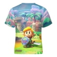 thumbnail image 5 of The Legend of Zelda Kid's T-Shirt Short Sleeve T-Shirt Tops Summer Tee Shirt for Boys Girls 150CM, 5 of 8
