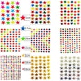 thumbnail image 2 of Kenkio 8270 Unidades De Pegatinas De Estrellas De Colores, Pegatinas Autoadhesivas, Etiquetas De Estrellas, 2 of 5