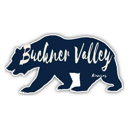 

Buckner Valley Kansas Souvenir 3x1.5-Inch Fridge Magnet Bear Design