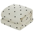 thumbnail image 3 of Nanshing Daphne 3-Piece Bedding Comforter Set, Twin/Twin XL, Ivory Black, 3 of 4