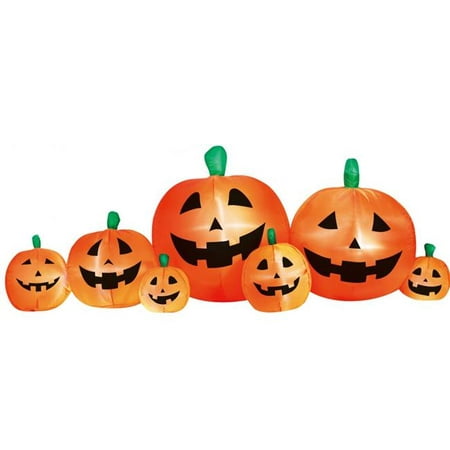 8' Pumpkin Patch Inflatable Halloween Decoration