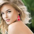thumbnail image 2 of Boucles d'Oreilles d'Amour pour Femmes en Acrylique Mignon Animal Boucles d'Oreilles Rouges Saint-Valentin Mariage Anniversaire Bijoux Cadeau Fête des Mères, 2 of 5