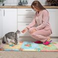 thumbnail image 3 of Pioneer Flower Floral Print Pattern Kitchen Rugs Sets Of 2, Anti Fatigue Non Slip Washable Floor Mats for Kitchen Sink Laundry, 17X30 Inch + 17X47 Inch, 3 of 6