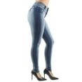 thumbnail image 4 of Fashion2Love Colombian Design Mid Waist Butt Lift Levanta Cola Skinny Jeans, 4 of 9