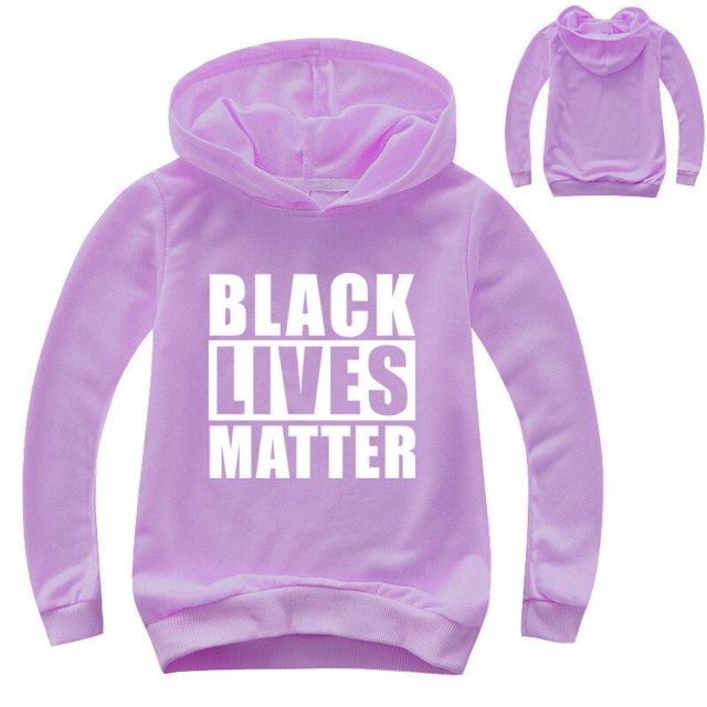 Sudadera con capucha de Black Lives Matter para niños y niñas, ropa deportiva informal para bebés, ropa de calle para adolescentes Gao Jinjia LED