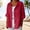 Red, variant on Womens Tops 3/4 Sleeve Pocket Casual Comfort Sweatshirt Summer Tops