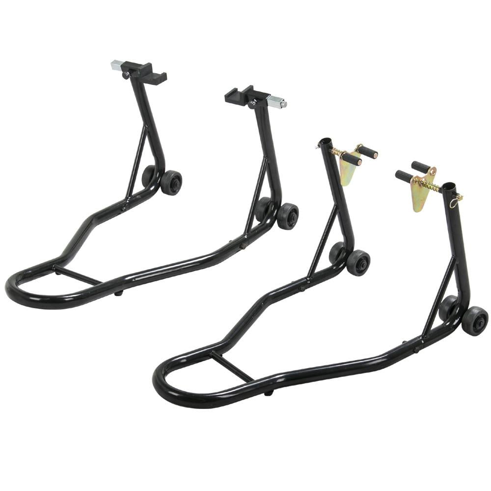 Adjustable Motorcycle Stand Front & Rear Paddock Stand Swing Arm Kit