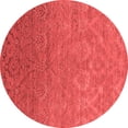 thumbnail image 1 of Ahgly Company Indoor Round Oriental Red Industrial Area Rugs, 8' Round, 1 of 4