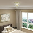 thumbnail image 4 of Livex Lighting - Valentina - 3 Light Flush Mount in French Country Style - 12.25, 4 of 10