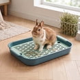 thumbnail image 4 of Indoor Cat Litter Pan with High Sides Easy Cleaning Tray for Clumping Sand Control Pet Supplies, 4 of 4