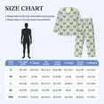 thumbnail image 4 of Mens Pajamas Set - Cute Frogs Crowns Heart Purple Comfy Long Sleeve Button Up Pajama Sets for Men 2 Piece, Soft Sleepwear Nightwear Pjs Lounge Sets for Men with Pockets, 4 of 5