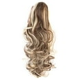 thumbnail image 2 of Youloveit 18" Curly Wavy Claw Ponytail Hair Extension One Piece Fashion Clip in on Ponytail Jaw/Claw Synthetic Straight Long Cute Curly Hairpieces, 2 of 5