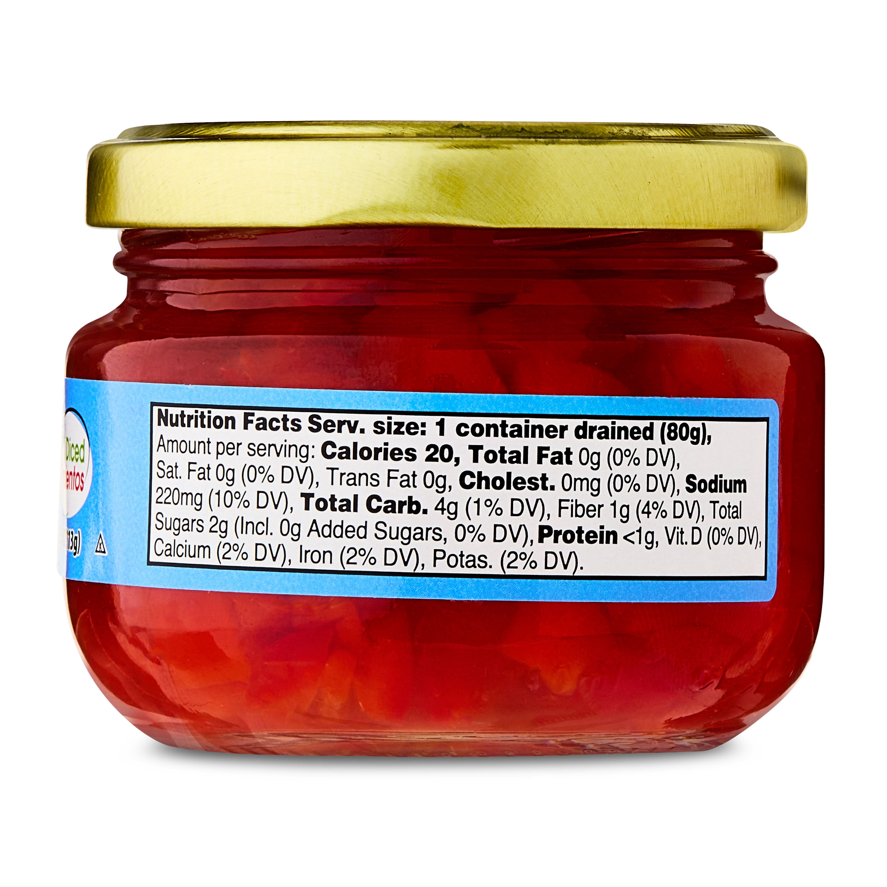 Great Value Diced Pimientos, 4 oz (Shelf Stable)