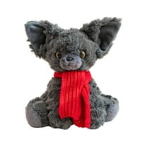 6Inch Devon Rex Cat Breed Plush Toy, Realistic Soft Stuffed Kitten Doll for Cat Lovers (Non-Brand)