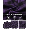 thumbnail image 4 of COOFANDY Mens Button Down Long Sleeve Shirts Jacket Slim Fit Flannel Shirt Casual Plaid Shirt, 4 of 6