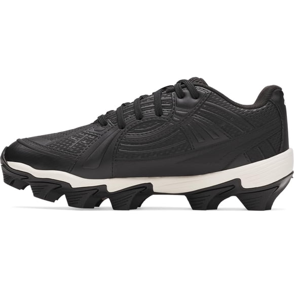 Tacos de Softbol Under Armour Glyde Sola RM Negro/Blanco Talla 3 US
