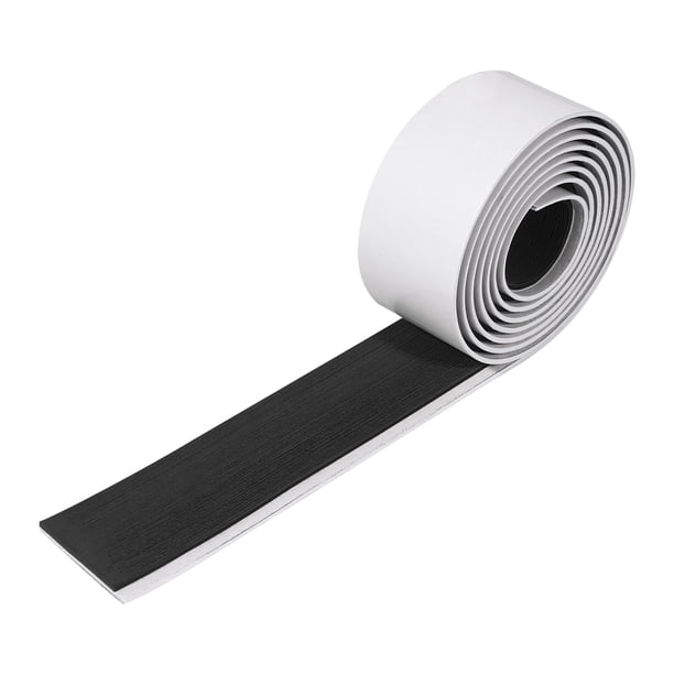 95"x2" EVA Cubierta Hoja Estera para Bote Plataforma RV Almohadilla Alfombra Negro Blanco