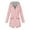 A Pink, variant on Fanxing Clearance Women Plus Size Rain Jacket Lightweight Waterproof Rain Coat with Hooded Stripes Windproof Windbreaker Fall Outerwear S-5XL