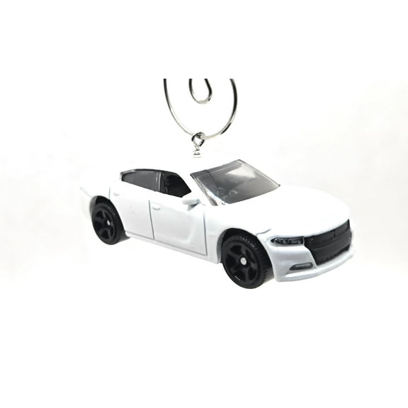 2018 Dodge Charger White Christmas Ornament