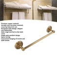 thumbnail image 5 of BIMZUC 41 cm All‑Copper European Style Wall‑Mounted Towel Rack – Single‑Pole, Antique Finish, Space‑Saving Bathroom Hook, 5 of 6