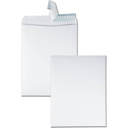 UPC: 0085227440822 | Quality Park Redi-Strip Plain Catalog Envelopes – Catalog – 5 1by2 – 12 W x 15 1by2  L- 28 lb – Peel & Seal – Wove –