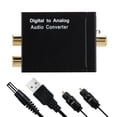 thumbnail image 2 of Adaptador convertidor de audio digital a analógico Adaptador convertidor de audio S / PDIF L / R de 24 bits sidaley EL3458-00B, 2 of 2